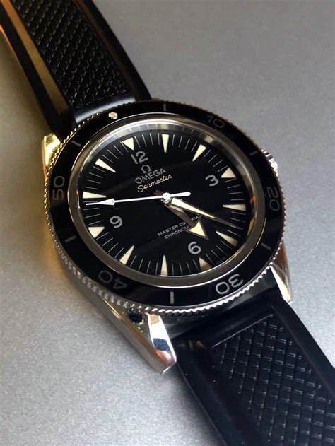 omega seamaster 300 master co axial rubber strap|genuine Omega Seamaster rubber strap.